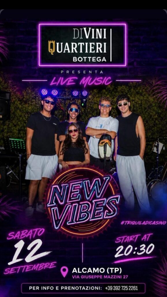 New Vibes • DiVini Quartieri Bottega • 12/09/2026